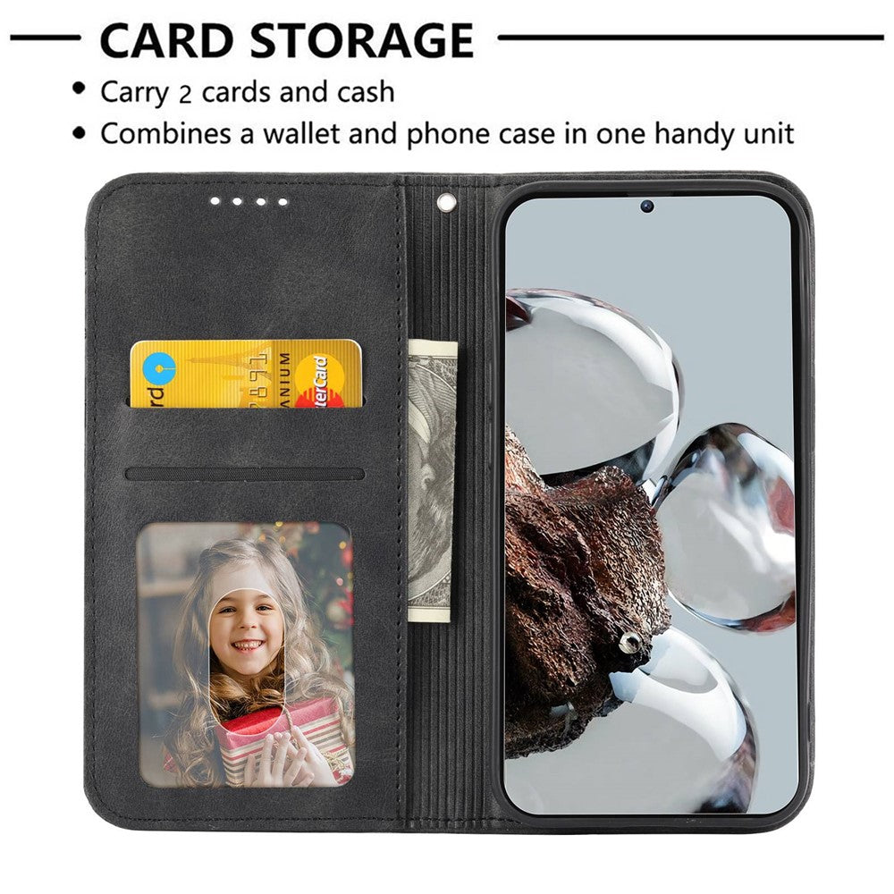For Xiaomi 12 Pro 5G / 12 Pro (Dimensity) 5G / 12S Pro 5G Rhombus Pattern Imprinted Folio Flip PU Leather Stand Case Calf Texture Phone Wallet Cover with Strap