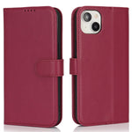 For iPhone 13 mini Stand Case Shockproof Leather Wallet Phone Cover