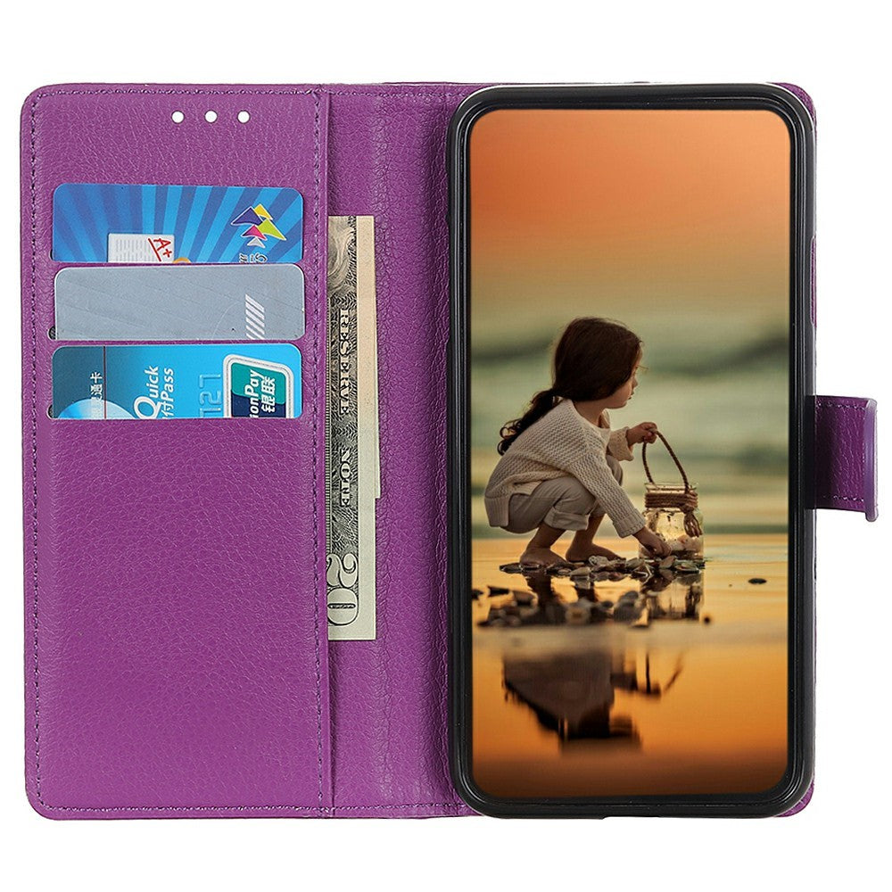 For OnePlus Nord 5 5G / Ace 5 Ultra 5G Wallet Case PU Leather Phone Cover Litchi Texture