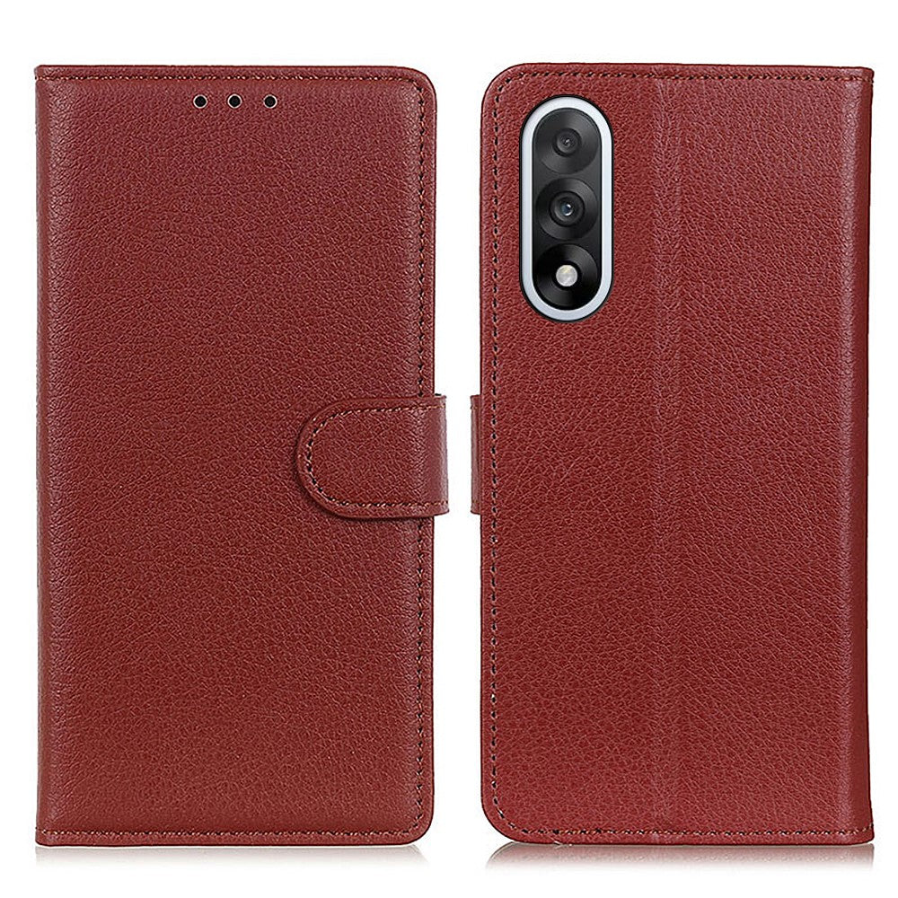 For OnePlus Nord 5 5G / Ace 5 Ultra 5G Wallet Case PU Leather Phone Cover Litchi Texture