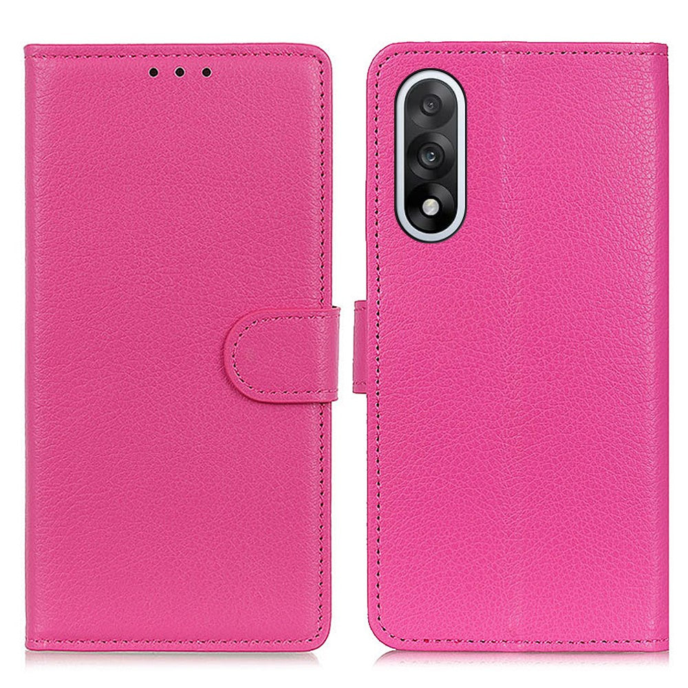 For OnePlus Nord 5 5G / Ace 5 Ultra 5G Wallet Case PU Leather Phone Cover Litchi Texture