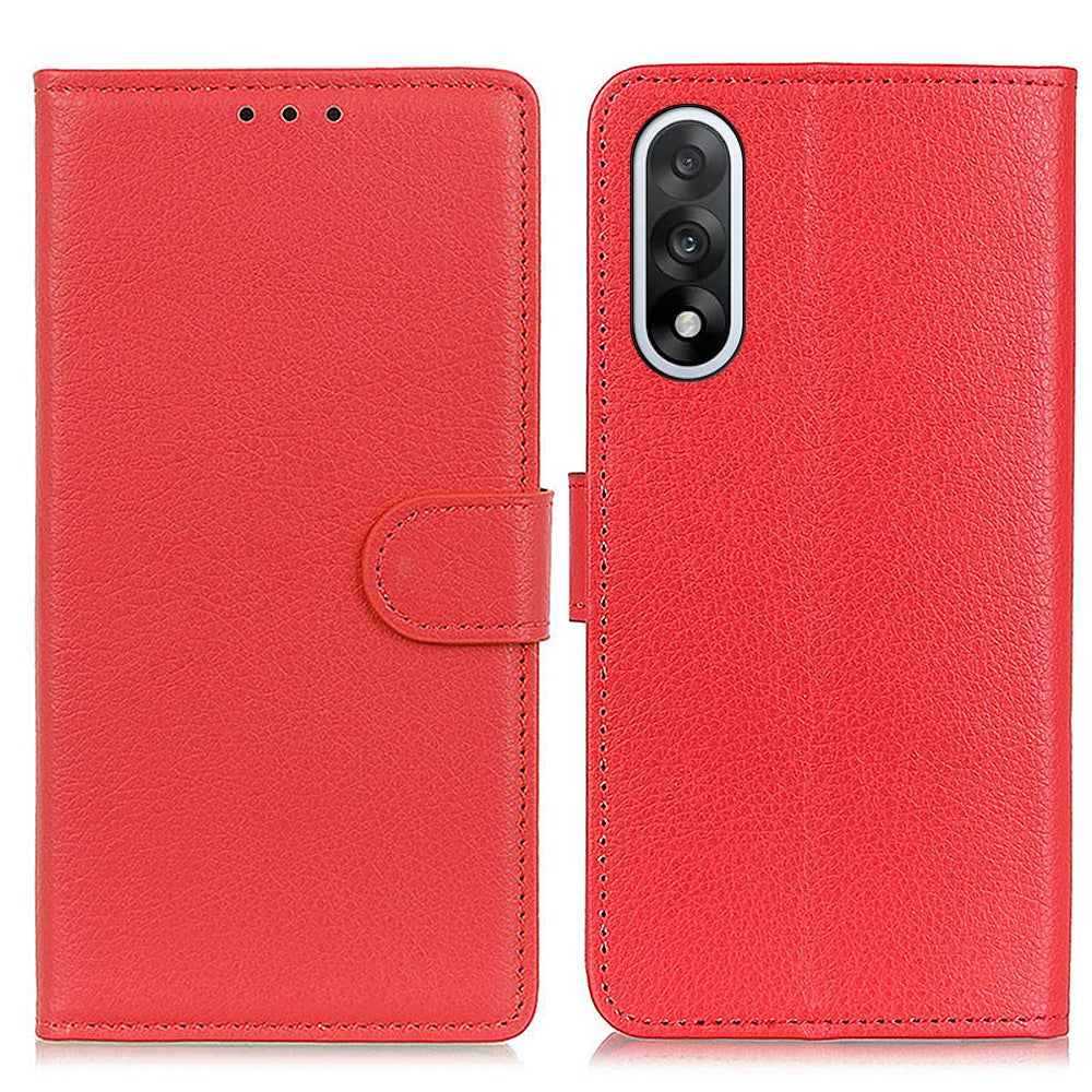 For OnePlus Nord 5 5G / Ace 5 Ultra 5G Wallet Case PU Leather Phone Cover Litchi Texture
