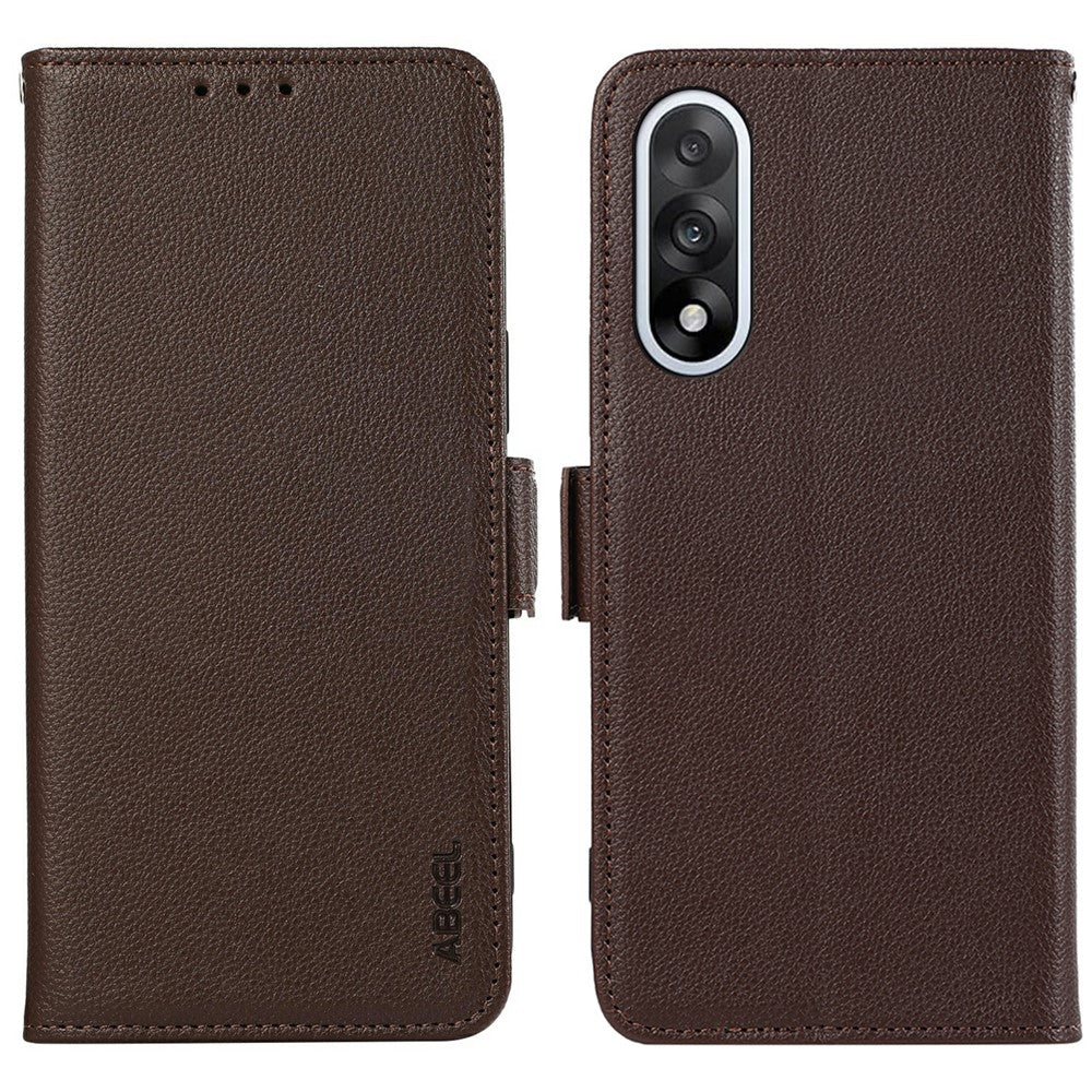 ABEEL Skal För OnePlus Nord 5 5G / Ace 5 Ultra 5G Litchi Texture Läder RFID-blockerande mobilskal