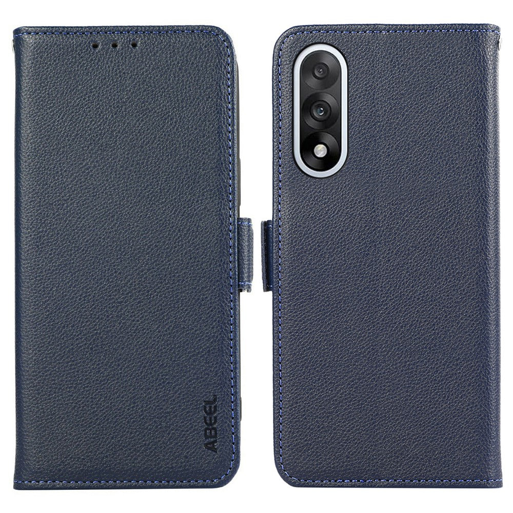 ABEEL Skal För OnePlus Nord 5 5G / Ace 5 Ultra 5G Litchi Texture Läder RFID-blockerande mobilskal