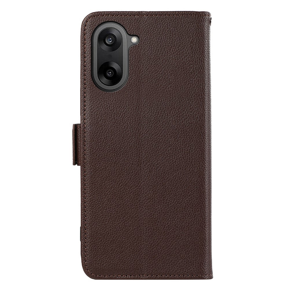 ABEEL For OnePlus Nord CE5 5G / Ace 5 Racing 5G Case Litchi Texture Leather RFID Blocking Phone Cover