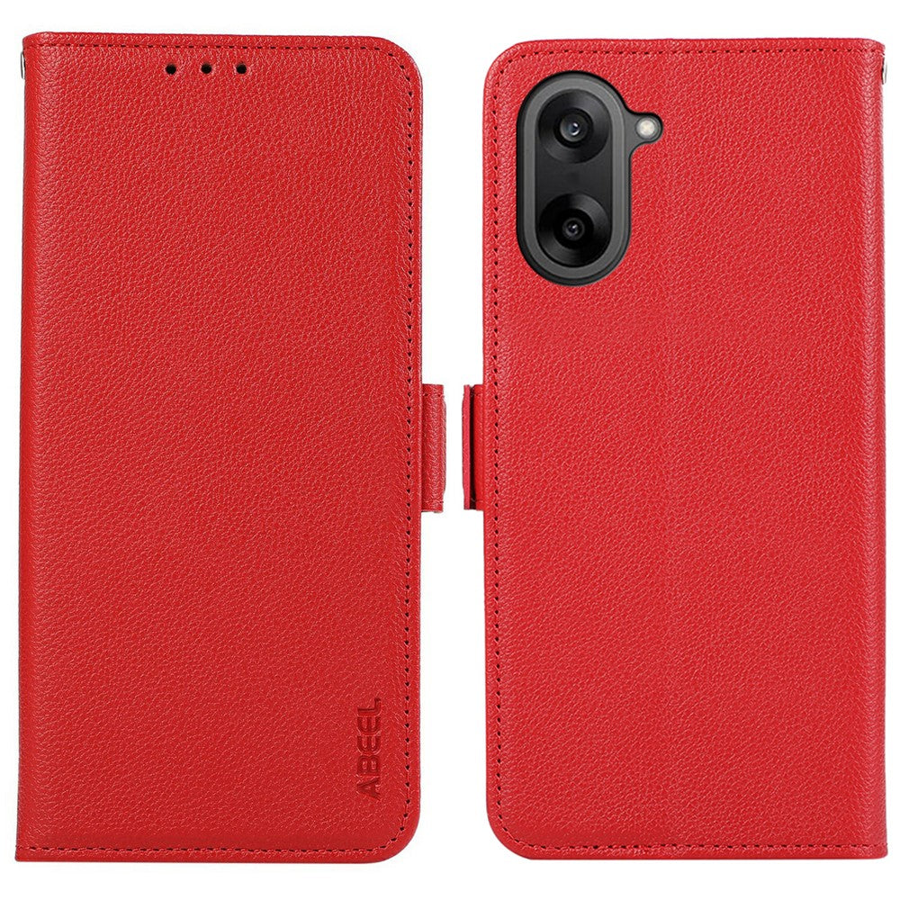 ABEEL For OnePlus Nord CE5 5G / Ace 5 Racing 5G Case Litchi Texture Leather RFID Blocking Phone Cover