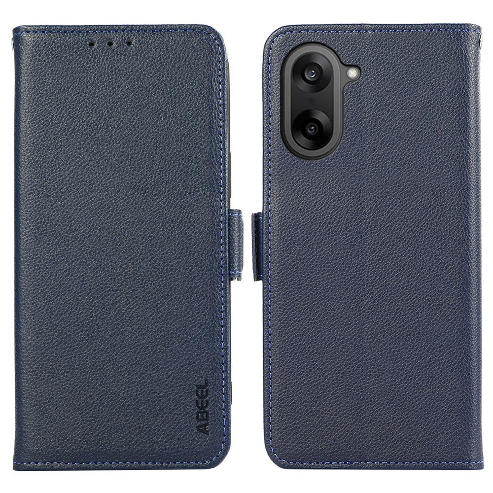 ABEEL For OnePlus Nord CE5 5G / Ace 5 Racing 5G Case Litchi Texture Leather RFID Blocking Phone Cover