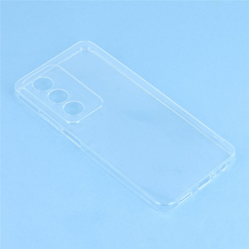 For Oppo A80 5G / A3 Pro (India) 5G Back Cover Ultra Thin Flexible TPU Clear Phone Case