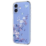 For iPhone 17 Case Butterfly Floral Pattern Printing TPU Phone Back Cover