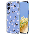 For iPhone 17 Case Butterfly Floral Pattern Printing TPU Phone Back Cover