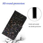 For Samsung Galaxy S23+ Cross Texture PU Leather Shockproof Phone Case Pattern Printing Wallet Stand Folio Flip Cover
