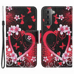 For Samsung Galaxy S23+ Cross Texture PU Leather Shockproof Phone Case Pattern Printing Wallet Stand Folio Flip Cover