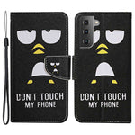 For Samsung Galaxy S23+ Cross Texture PU Leather Shockproof Phone Case Pattern Printing Wallet Stand Folio Flip Cover