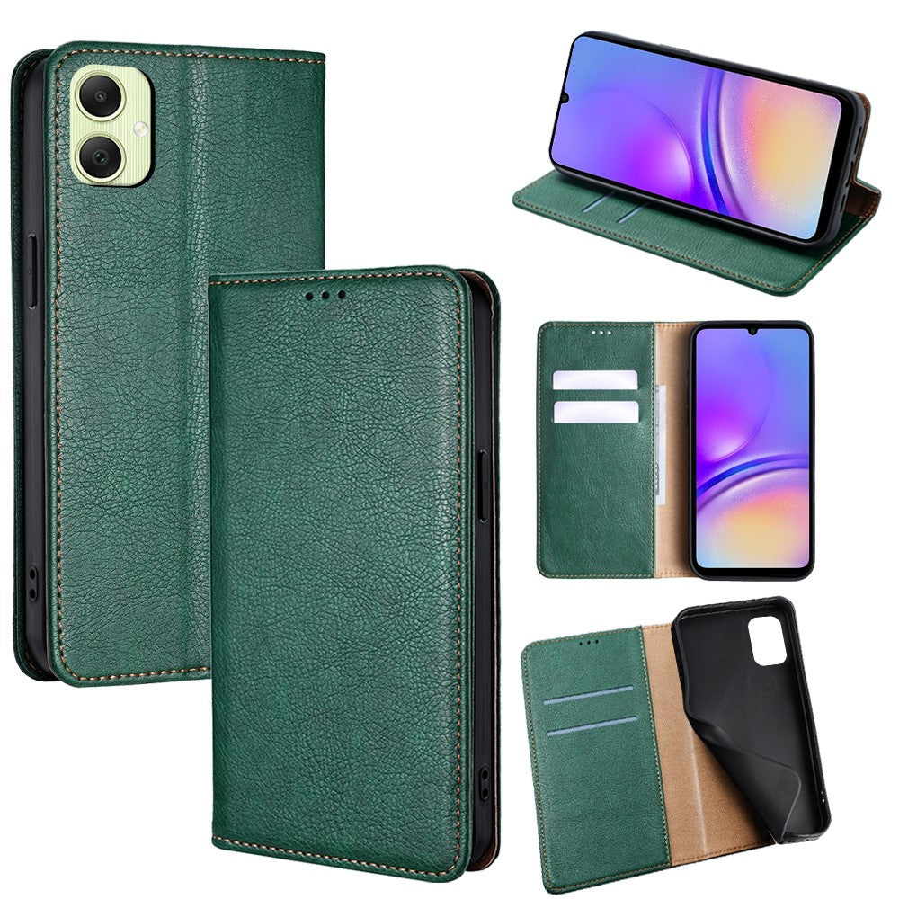 Samsung Galaxy A05 4G Plånboksfodral PU-läder Magnetiskt självabsorberande mobilskal