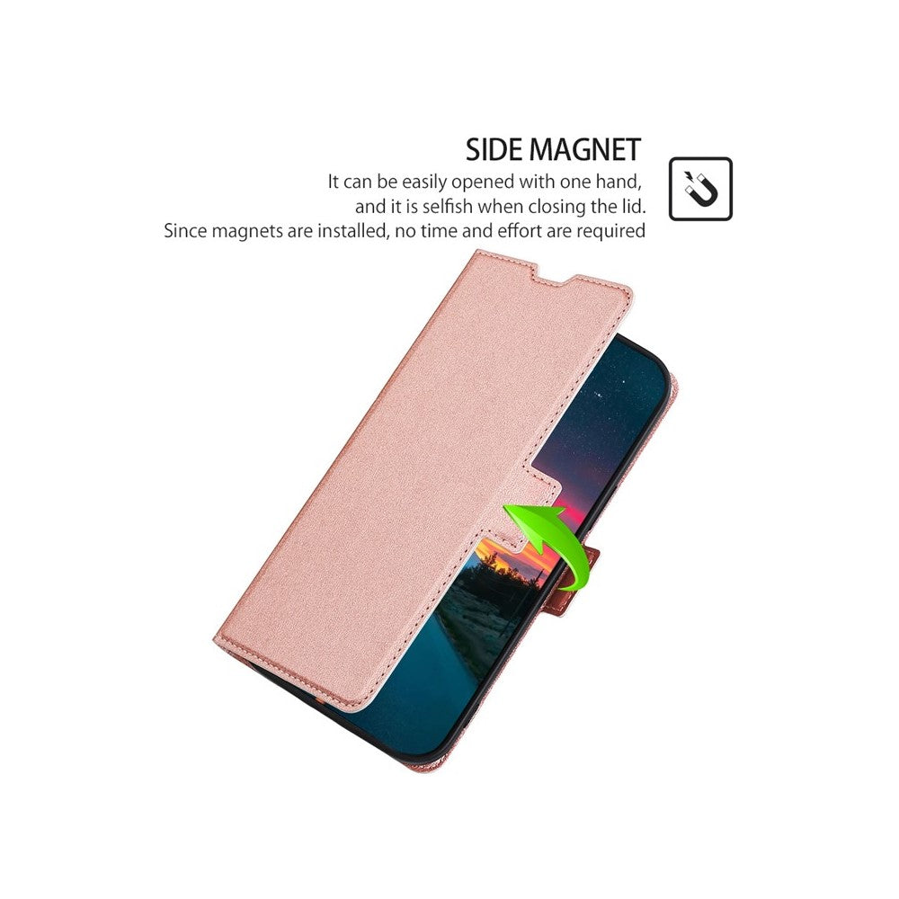 Samsung Galaxy A05 4G-skal med korthållare i PU-läder