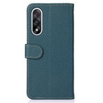 KHAZNEH For OnePlus Nord 5 5G / Ace 5 Ultra 5G Case Genuine Cow Leather Flip Phone Cover