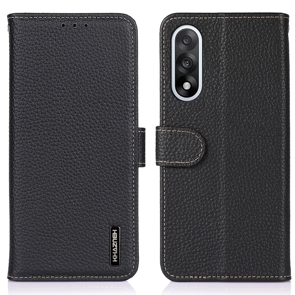 KHAZNEH-cover til OnePlus Nord 5 5G / Ace 5 Ultra 5G, ægte læderetui med flipfunktion til mobil