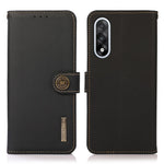 KHAZNEH til OnePlus Nord 5 5G / Ace 5 Ultra 5G, cover i ægte okselæder, RFID-blokerende pungcover