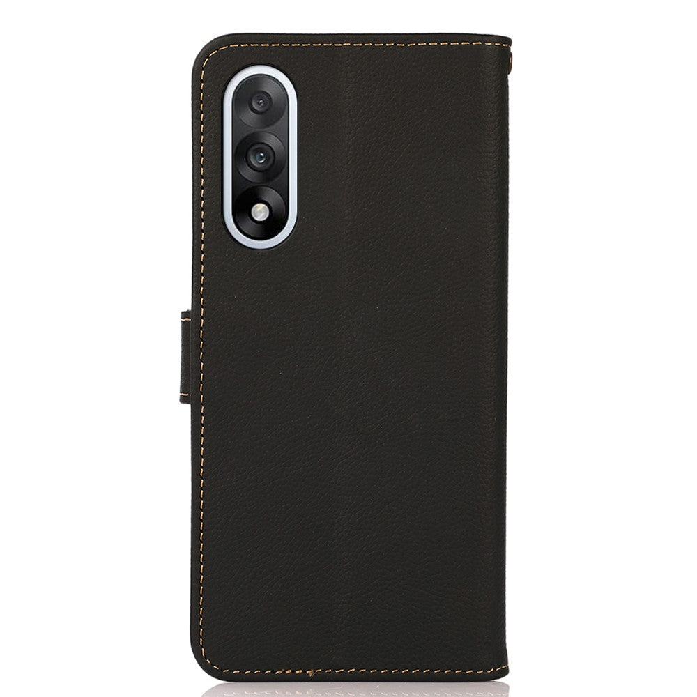 KHAZNEH til OnePlus Nord 5 5G / Ace 5 Ultra 5G, cover i ægte okselæder, RFID-blokerende pungcover