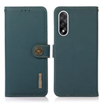 KHAZNEH til OnePlus Nord 5 5G / Ace 5 Ultra 5G, cover i ægte okselæder, RFID-blokerende pungcover