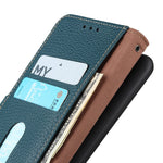KHAZNEH For OnePlus Nord CE5 5G / Ace 5 Racing 5G Case Genuine Cow Leather Flip Phone Cover