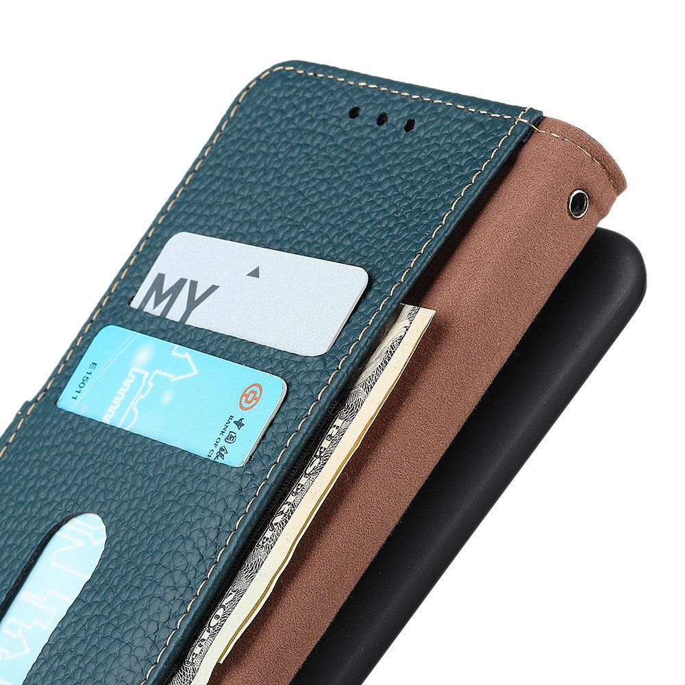KHAZNEH For OnePlus Nord CE5 5G / Ace 5 Racing 5G Case Genuine Cow Leather Flip Phone Cover