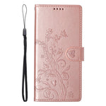 For Xiaomi Redmi Note 14 Pro 4G Wallet Case Butterfly Floral Imprint PU Leather Phone Cover with Wrist Strap