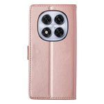For Xiaomi Redmi Note 14 Pro 4G Wallet Case Butterfly Floral Imprint PU Leather Phone Cover with Wrist Strap