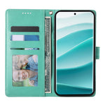 For Xiaomi Redmi Note 14 4G (164.84mm) Wallet Case Butterfly Floral Imprint PU Leather Phone Cover with Wrist Strap