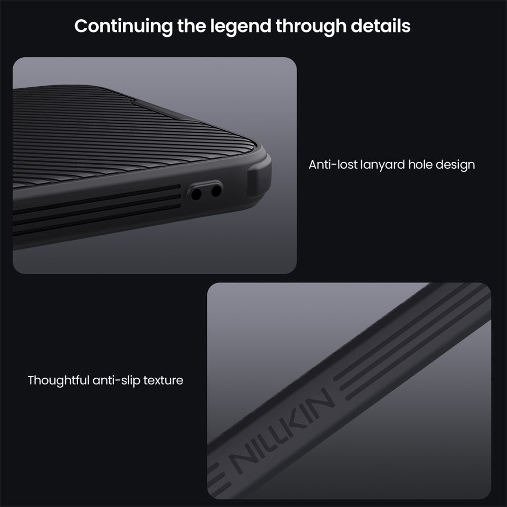 NILLKIN Camshield Pro Series for Xiaomi Poco F7 5G  /  Redmi Turbo 4 Pro 5G Case PC + TPU Phone Cover with Camera Slider
