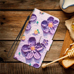 For Samsung Galaxy A14 5G / 4G Cross Texture Anti-drop PU Leather Cover Pattern Printing Stand Wallet Phone Case
