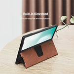 NILLKIN til Samsung Galaxy Z Fold7 5G etui PU + PC stativ design telefoncover med kortplads