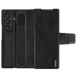NILLKIN til Samsung Galaxy Z Fold7 5G etui PU + PC stativ design telefoncover med kortplads