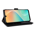 For Samsung Galaxy M36 5G Case with Shoulder / Wrist Strap Leather Phone Cover Stand Wallet