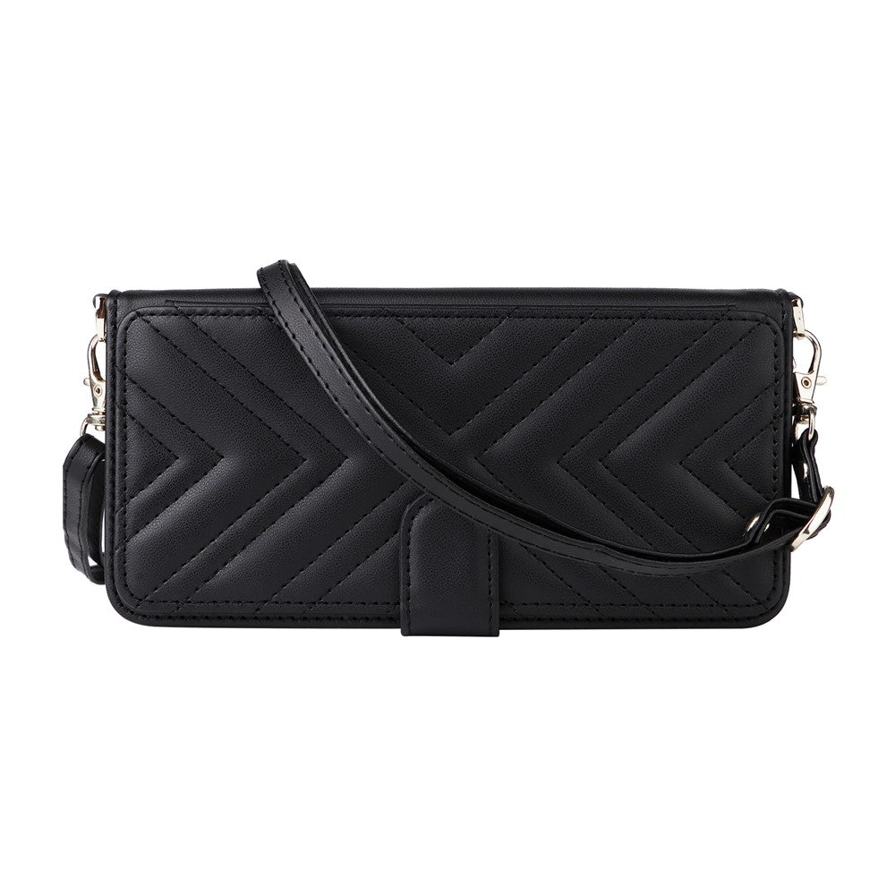 For Samsung Galaxy M36 5G Case with Shoulder / Wrist Strap Leather Phone Cover Stand Wallet