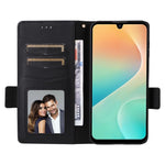 For Samsung Galaxy M36 5G Case with Wrist Strap Litchi Texture PU Leather Wallet Phone Cover