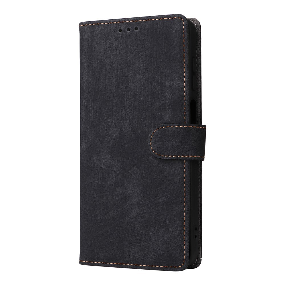 Til Samsung Galaxy M36 5G Etui Pung RFID Blokerende PU Læder Telefoncover Stativ med Rem