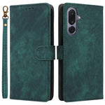 Til Samsung Galaxy M36 5G Etui Pung RFID Blokerende PU Læder Telefoncover Stativ med Rem