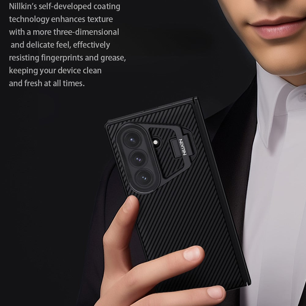 NILLKIN CamShield Prop Magnetic Series For Samsung Galaxy Z Fold7 5G Case PC Phone Cover with Clear Camera Lid