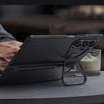 NILLKIN CamShield Prop Series For Samsung Galaxy Z Fold7 5G Case PC Phone Cover with Clear Camera Lid / Stylus Pen