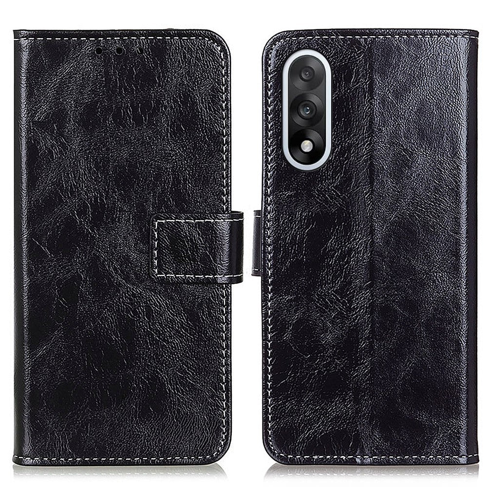For OnePlus Nord 5 5G / Ace 5 Ultra 5G Case Wallet Leather Phone Cover Crazy Horse Texture