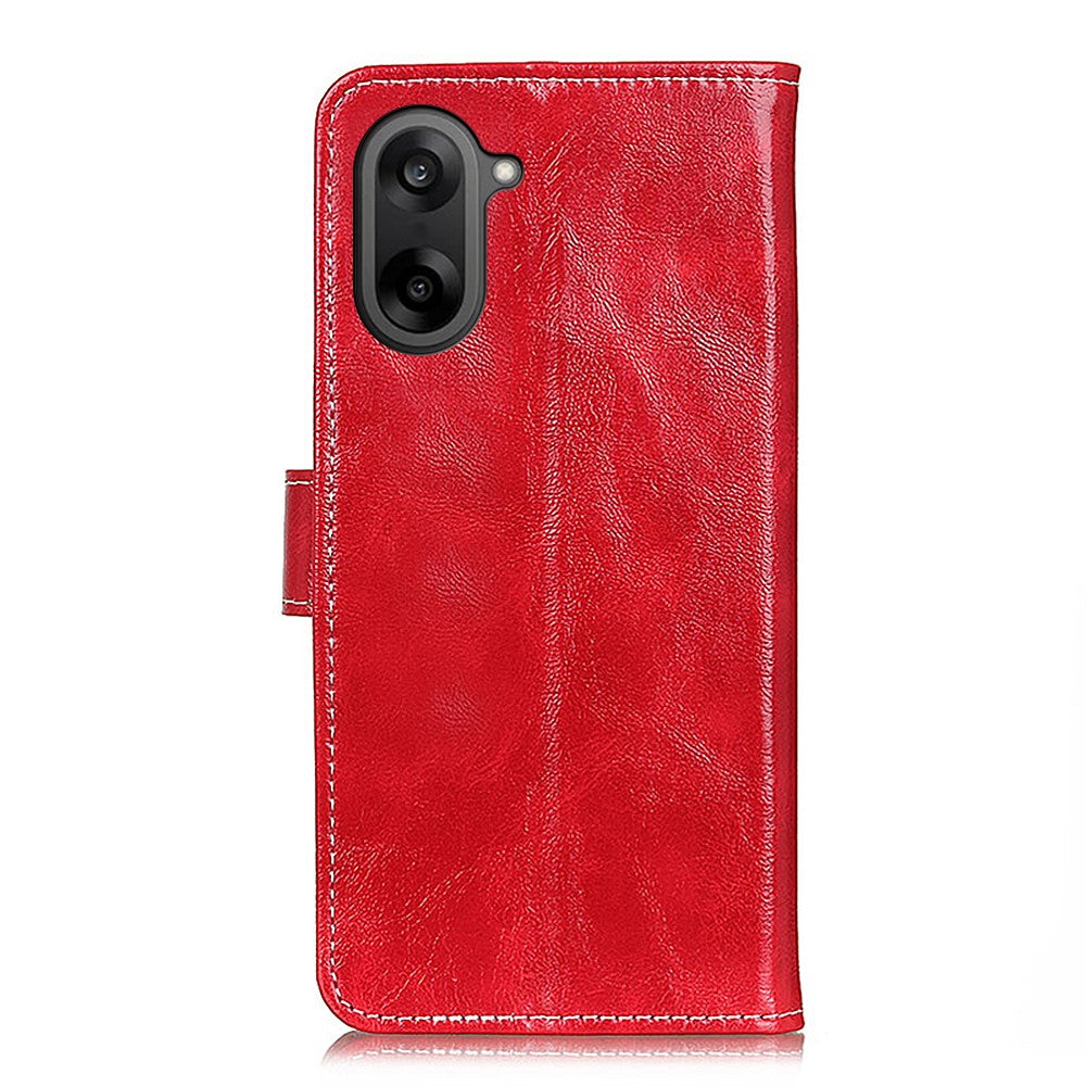 OnePlus Nord CE5 5G / Ace 5 Racing 5G Plånboksfodral Lädermobilfodral Crazy Horse Texture
