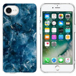 For iPhone SE (2022) / (2020) / 8 / 7 Case Marble Pattern Printing Soft TPU Phone Cover