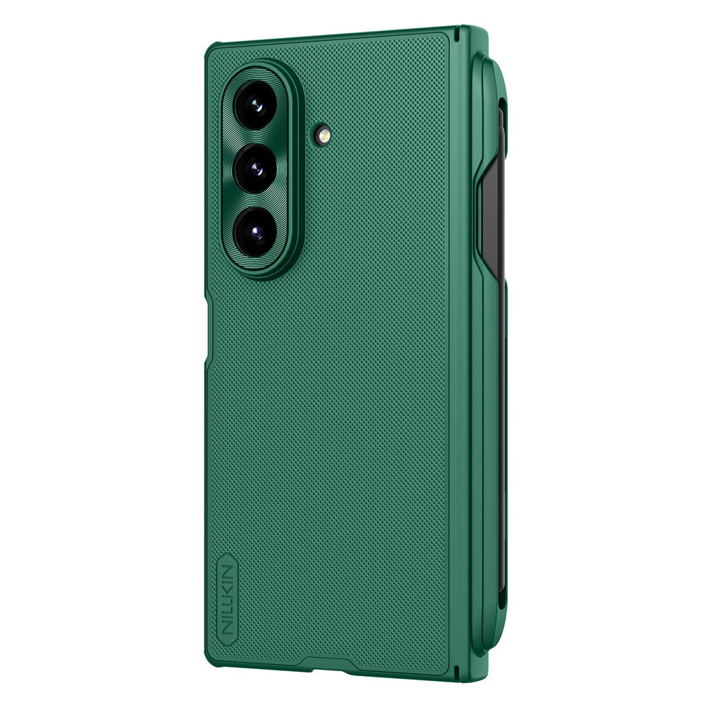 NILLKIN Super Frosted Shield Fold til Samsung Galaxy Z Fold7 5G Magnetisk Etui PC Mat Telefoncover med Stylus Pen