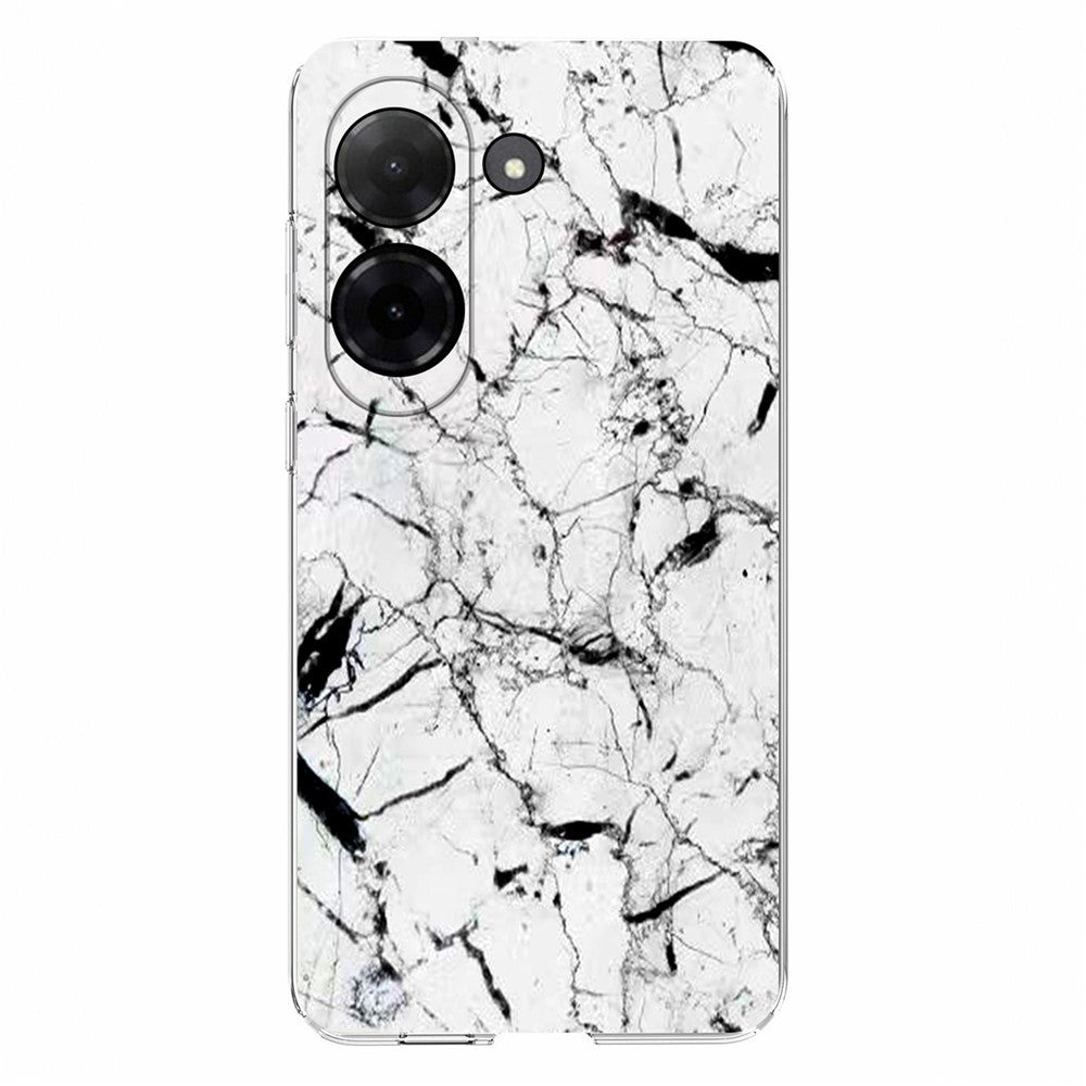 Soft TPU Case for Xiaomi Redmi A5 NFC (EU) (173.45mm) Marble Pattern Printing Phone Cover