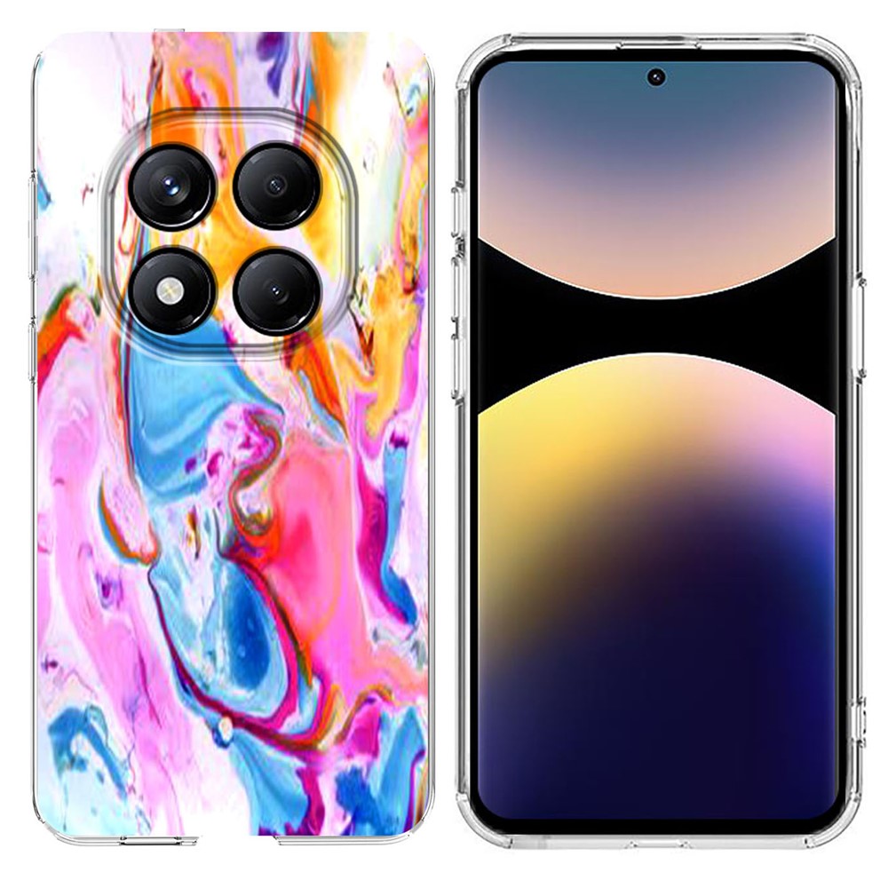 Soft TPU Case for Xiaomi Redmi Note 14 Pro 4G / 14 Pro 5G Marble Pattern Printing Phone Cover