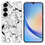 Til Samsung Galaxy A15 4G / A15 5G Cover Marmormønster Tryk Blødt TPU Telefoncover