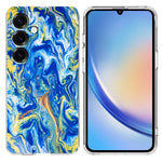 Til Samsung Galaxy A15 4G / A15 5G Cover Marmormønster Tryk Blødt TPU Telefoncover