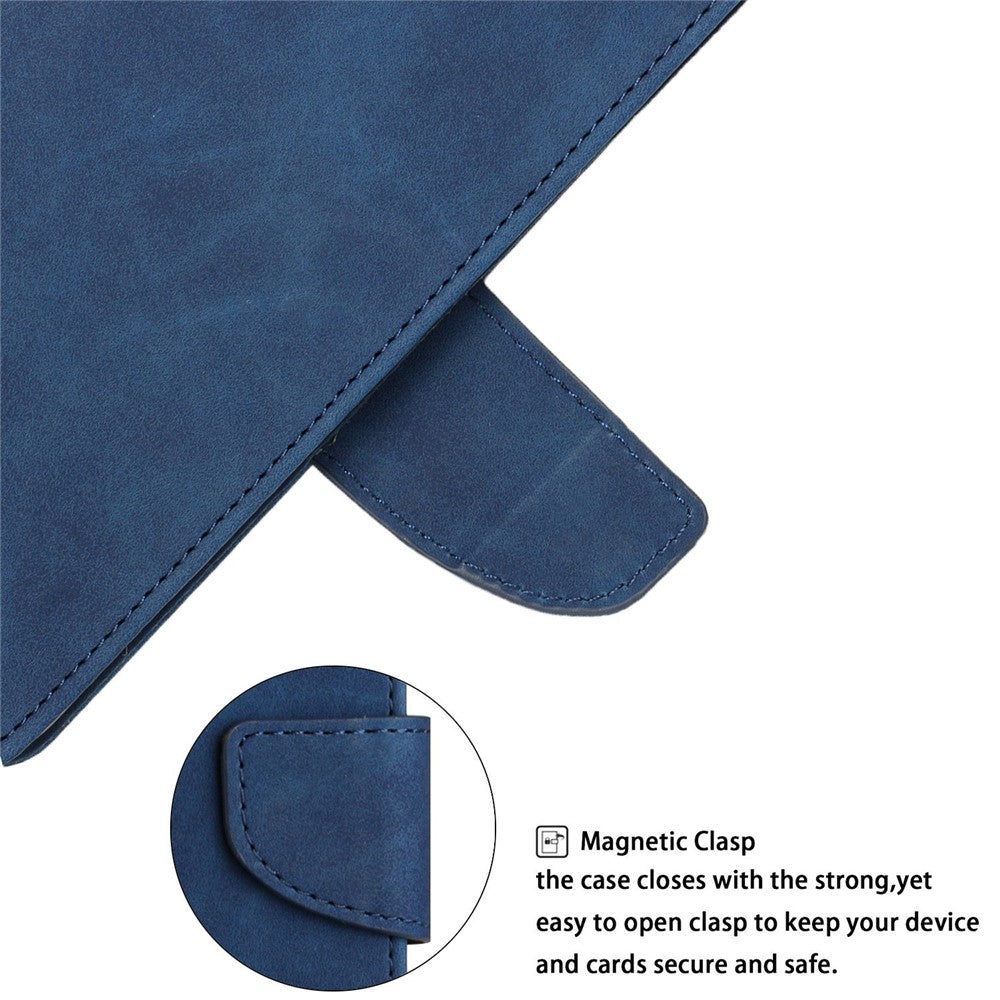 Mobile Phone Case for Samsung Galaxy A23e, Solid Color PU Leather Coated TPU Magnetic Closure Stand Flip Phone Cover