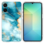 Samsung Galaxy A08 5G / A08 4G / A07 4G / A07s 4G skal marmormönster tryck mjukt TPU mobilskal